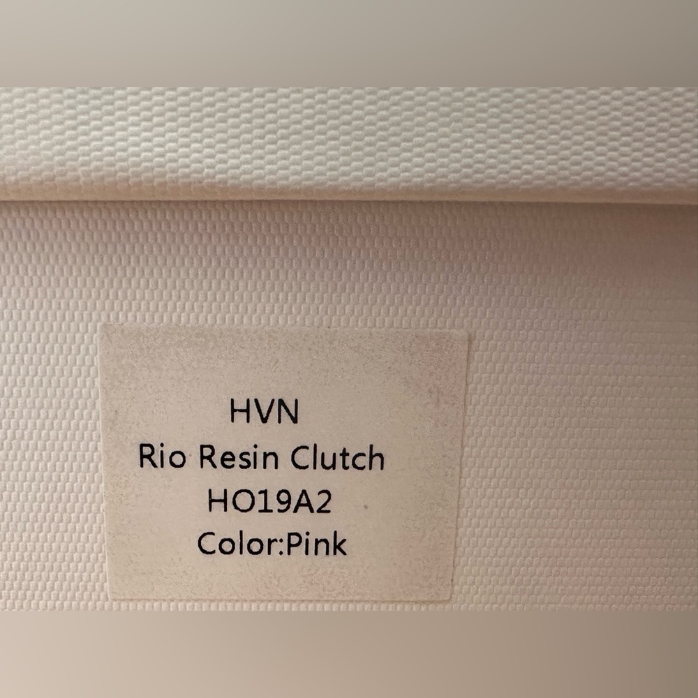 In box - Rare Harley Viera-Newton limited edition Pink Rio Resin two way purse - Picture 7 of 9
